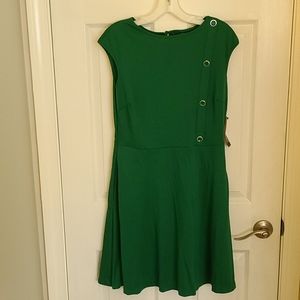 Pretty green NY&Co dress with buttons